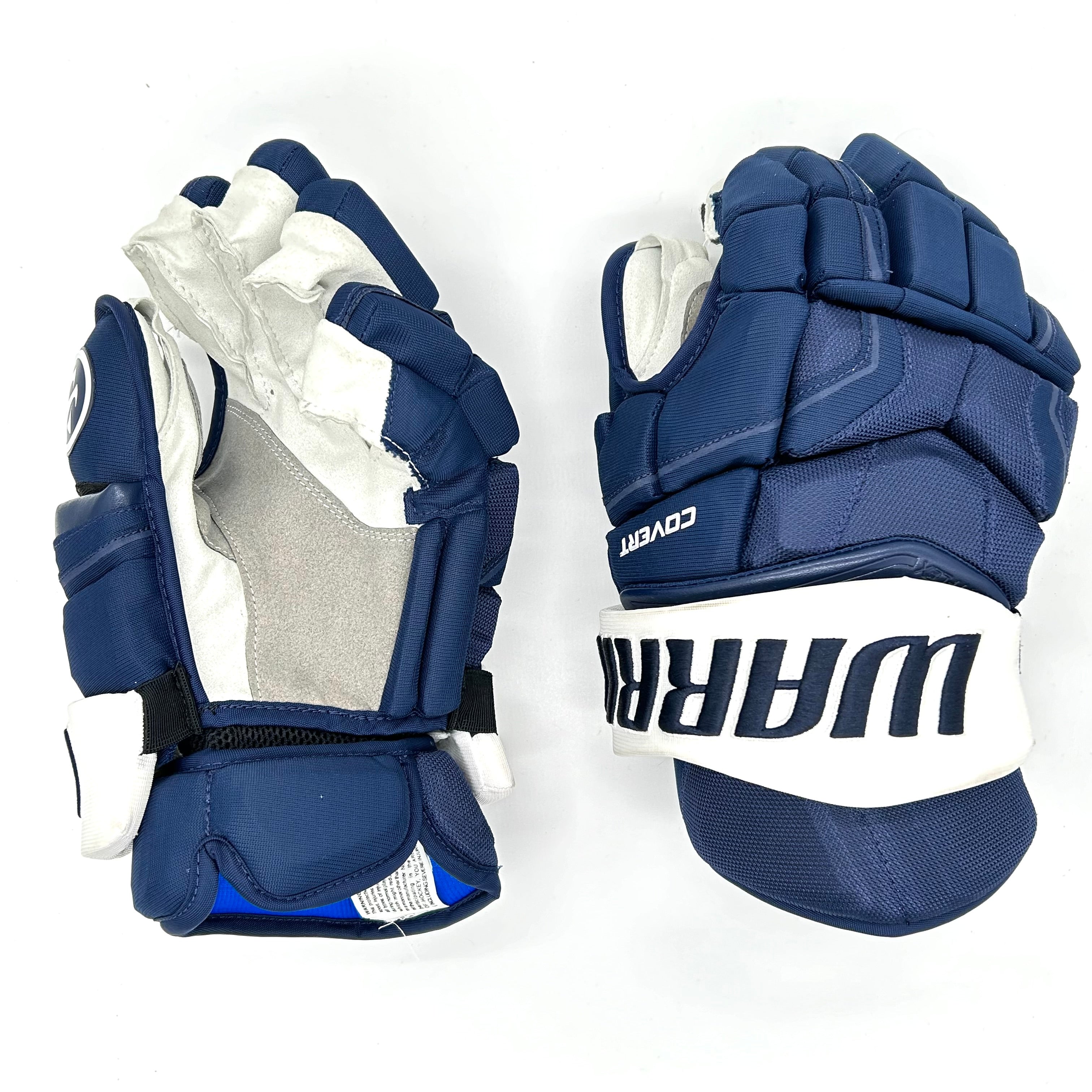 Gant de hockey Warrior Covert QRE Pro Stock (bleu marine/blanc)